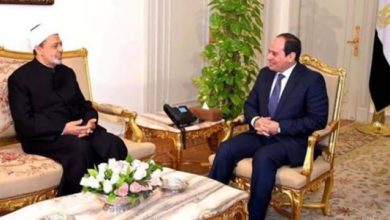 الرئيس عبد الفتاح السيسي وشيخ الأزهر الشريف