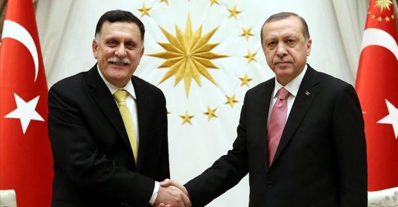 أردوغان وفايز السراج