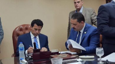 حامد جلال جهجه ووزير الشباب