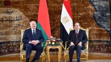 السيسي ونظيره البيلاروسي