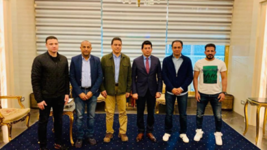 وزير الرياضة يلتقي حسام البدري