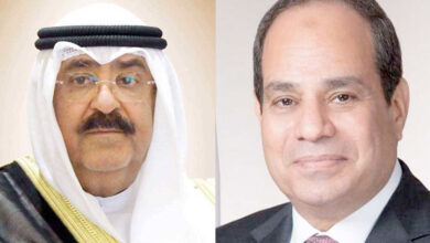 الرئيس السيسي وولي عهد الكويت