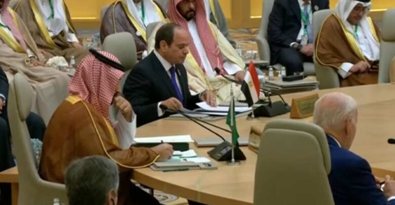مشاركة الرئيس السيسي في قمة جدة