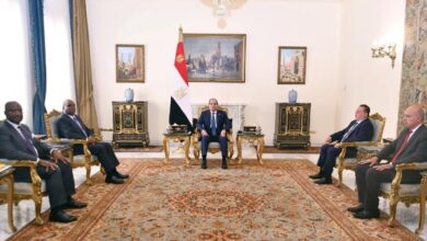 لقاء الرئيس السيسي ومحافظ البنك المركزي