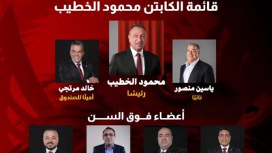 قائمة الكابتن محمود الخطيب